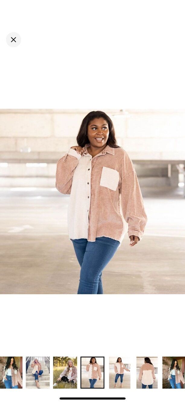 Chic Soul Oversized Shacket | Size 2X